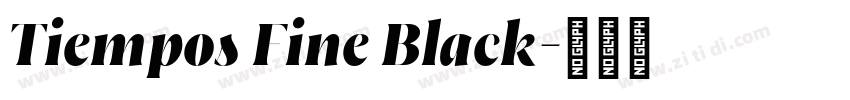 Tiempos Fine Black字体转换